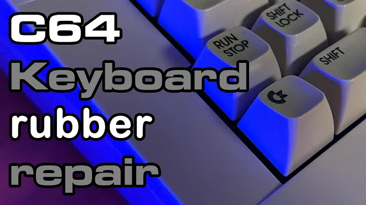 Commodore C64 keyboard - how to repair hard to press keys