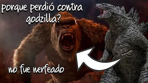 ¿Cómo perdió Kong contra Godzilla?