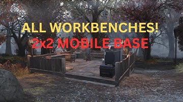 Fo76 Beginner Build: The 2x2 Mobile C.A.M.P Blueprint (All Workbenches, No Glitches!)