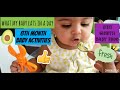 8 Months old Baby Food | Baby Activities with adults | What my Baby eats in a Day