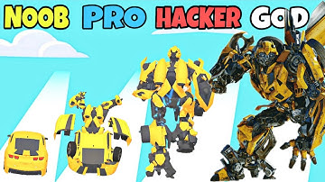 NOOB vs PRO vs HACKER vs GOD in Robobot Battle