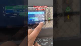 Service reset of Atlas Copco  touchscreen controller #aircompressormachine #atlascopco #service