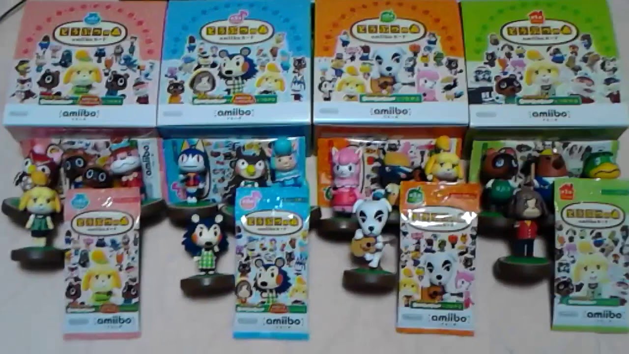 どうぶつの森amiiboカード第1～4弾&どうぶつの森amiiboフィギュア