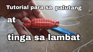 Basic na Paraan ng Pagkakabit ng mga Palutang at Tingga sa Lambat na 3 ply #netfishing  #lambat