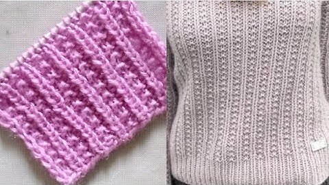 Only 2 Rows repeat knitting pattern for Scarf,sweater,cap etc.