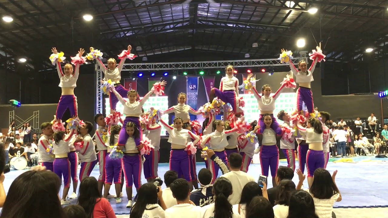 Entry #7 ADDU SHS CHEERDANCE COMPETITION - YouTube