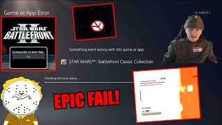 This Launch Is A Disaster, Star Wars Battlefront Classic Collection Epic Fail Rant!
