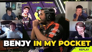 Valorant Streamers React to FNC Alfajer Trash Talk TH benjyfishy