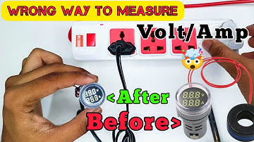 🔌🔍 Exploring Round Digital Volt/Amp Meters: A Comprehensive Tutorial #186