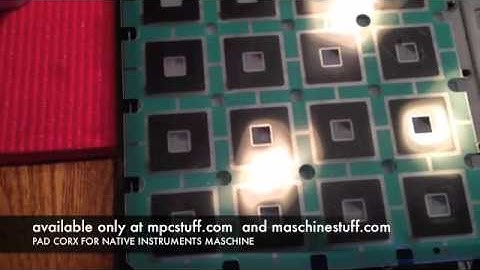 Install NI Maschine Pad Corx Cork Sensitivity Kit - MPCstuff.com