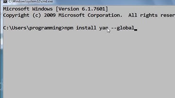 How to install Yarn package manager for your code