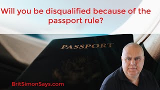 DV Lottery | DV2023 entry without a valid passport -  disqualified?