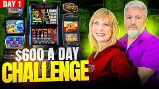 $600 Casino Budget – What Can I Turn It Into? Day 1 at Harrah's Gulf Coast in Biloxi MS