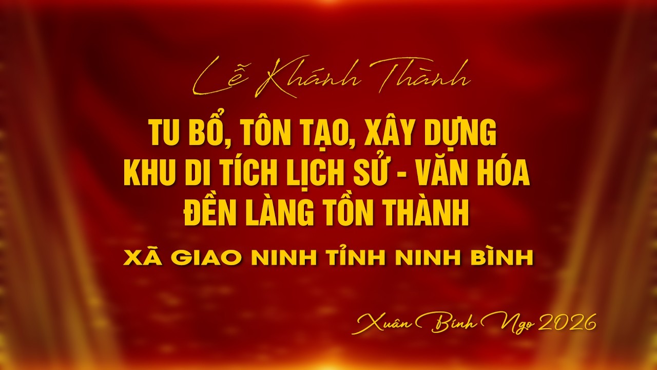 P 01  KHÁNH THÀNH ĐINH ĐỀN LÀNG TỒN THÀNH XÃ GIAO NINH TỈNH NINH BÌNH
