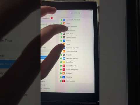 How To Add Elements To Control Center On iPad