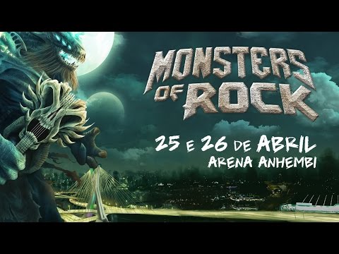 Monsters Of Rock 2015 - Dias 25 e 26 de Abril na Arena Anhembi