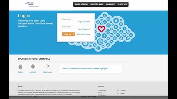 Forgot My SuccessFactors Password