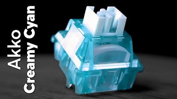 Akko Creamy Cyan Switches Sound Test | Akko