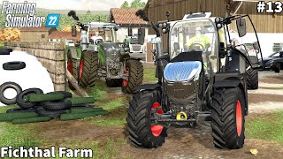Compacting &amp; Covering Silo, Soil Preparation &amp; Spreading Slurry│Fichthal│FS 22│Timelapse#13