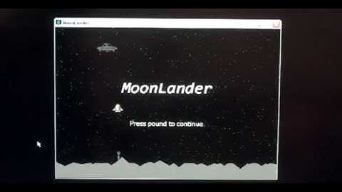 MoonLander Processing Game