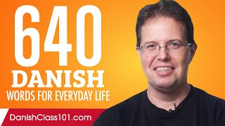 Celebrity 640 Danish Words for Everyday Life - Basic Vocabulary #32 Net Worth