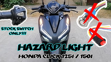 HOW TO INSTALL HAZARD LIGHT? | HONDA CLICK 125i/150i | HAZARD MODULE