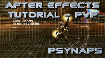 PvP videos with Fraps and After Effects (Step-by-Step AE Tutorial)