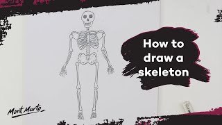 How to draw a skeleton
