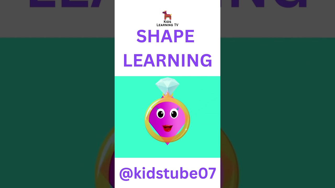 Kids SHAPE LEARNING II Diamond Shape II Kids learning video II 