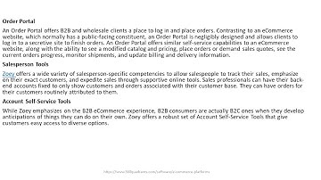 10 Reasons Why You Should Go For Zoey eCommerce Platforms