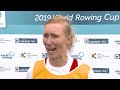 Lisa Scheenard Interview - 2019 World Rowing Cup I, Plovdiv, Bulgaria