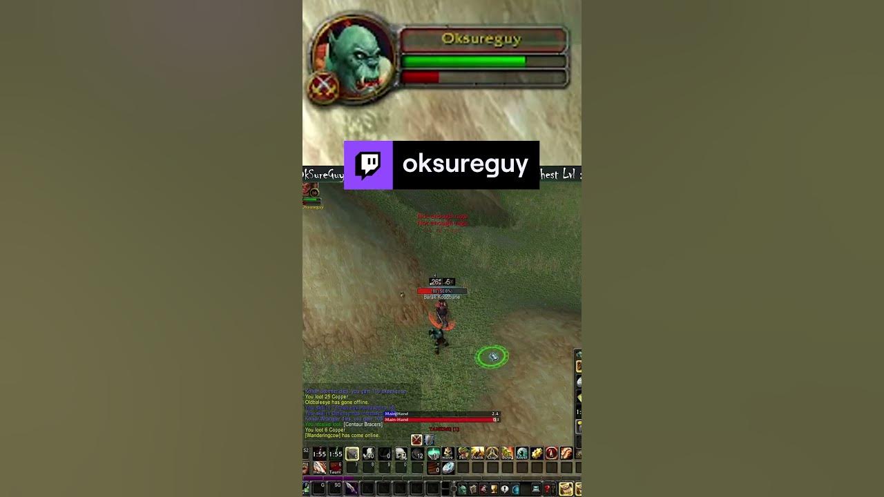 Hc warrior lvl 12 solo kodobane lvl 16 oksureguy on twitch youtube