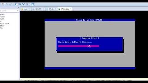 Instalación CheckPoint R77.10 Gaia  VM