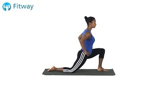 How To Do: Quadriceps - Kneeling Split Squat Stretch Forward | Stretch Workout Exercise