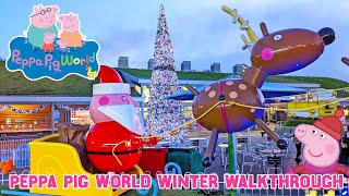 Christmas In Peppa Pig World At Paultons Park Dec 2021 4K