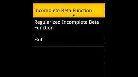 Beta Function Android App Video