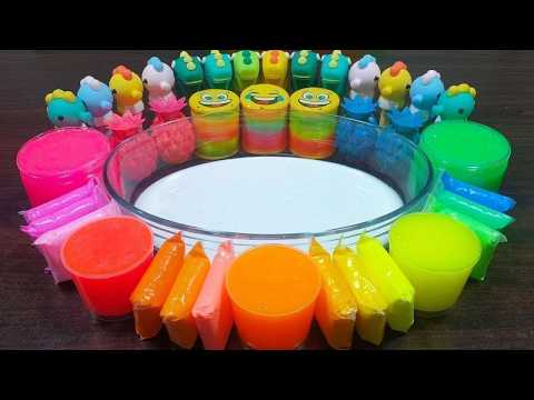 Mixing random things into store-bought slime ! Satisfying slime videos ! Alex slime !!!