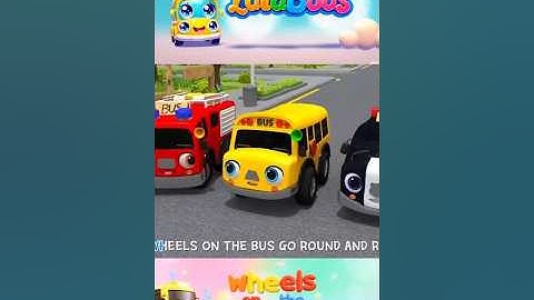 [1 MINUTE LOOP ] 🚍 Wheels on the Bus Sound Variations Remix 🎶 || Several Version | LullaBus #shorts