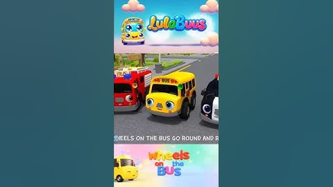 [1 MINUTE LOOP ] 🚍 Wheels on the Bus Sound Variations Remix 🎶 || Several Version | LullaBus #shorts