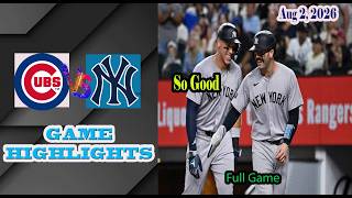 Highlights del juego completo: New York Yankees vs Chicago Cubs, 2/8/2026 - Temporada MLB 2026