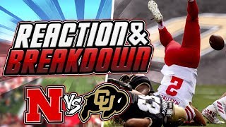 REACTION & BREAKDOWN Nebraska vs Colorado The Husker Offense's Problems College Football 2019