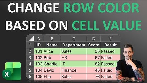 Excel Tips - Change Row Color Based on Value | Multiple Rules