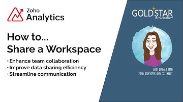 How to share a Workspace in Zoho Analytics
