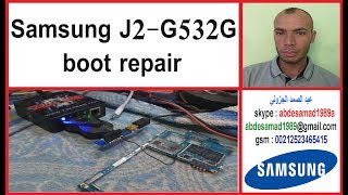 اصلاح بوت سامسونج  Samsung J2-G532G boot repair easy jtag z3x