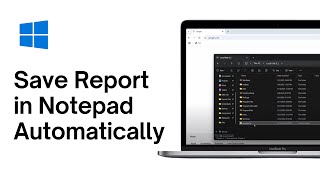 How to Save Ping Output Report in Notepad Automatically on Windows