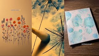 if u suck at watercolor game try this- (part 1 to 8) / calm_art shorts compilation