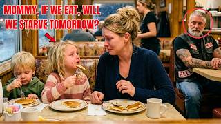 "‘Mommy, If We Eat, Will We Starve Tomorrow?’—What Happened Next Shattered a Hells Angel’s Heart!"