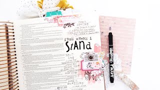 Bible Journaling Tutorial | From Where I Stand Devotional Kit