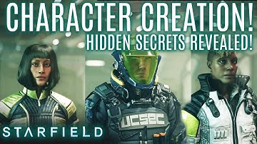 Starfield Character Creation Gameplay In-Depth!  Customization, Weapons, and Space Ship Building!