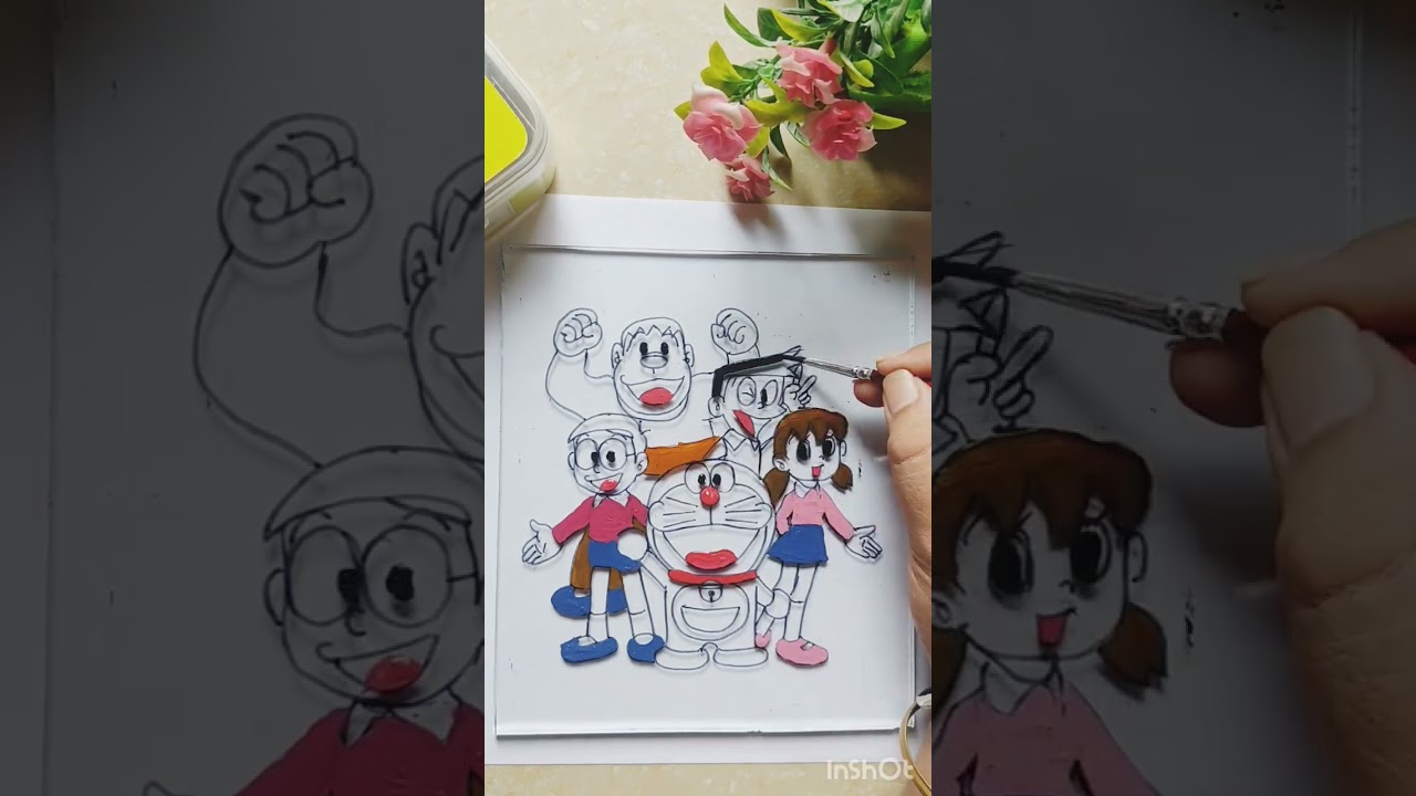 Day-26,Doraemon and friends❤️😍